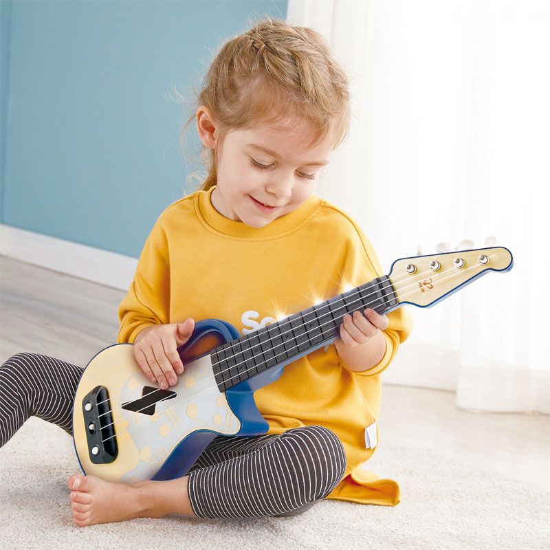 Hape - Learn With Lights Ukulele - Blue 