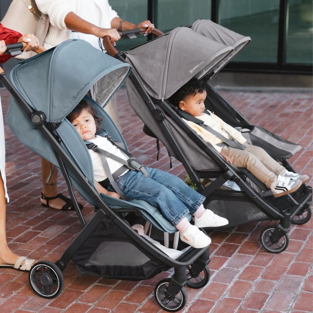 Uppababy - Minu Duo Double Stroller Greyson - Charcoal Melange