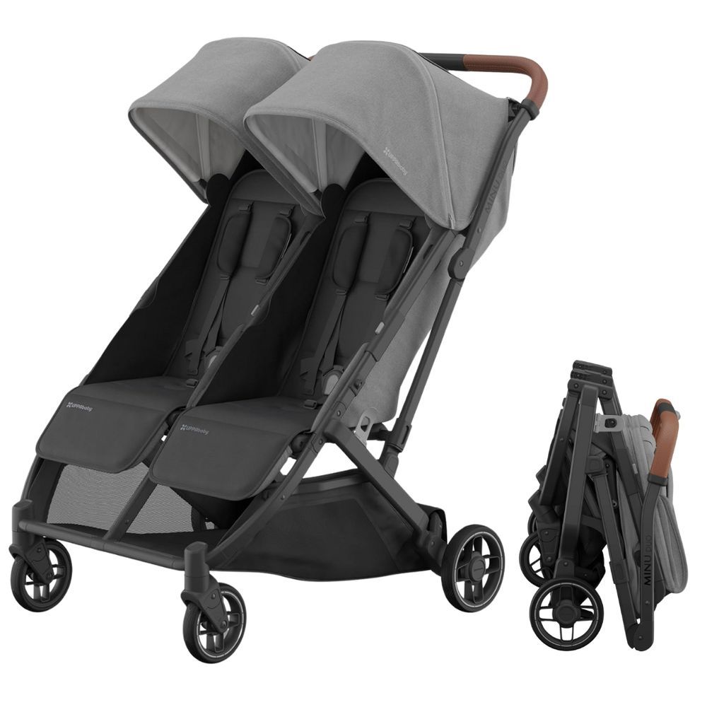 Uppababy - Minu Duo Double Stroller Greyson - Charcoal Melange